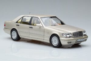 Mercedes S600 W140 Hõbedane Norev 1:18 183723 Metall - pilt 5/7