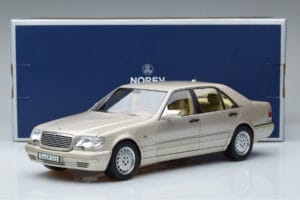 Mercedes S600 W140 Hõbedane Norev 1:18 183723 Metall - pilt 7/7
