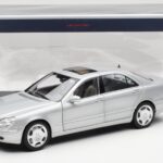 Mercedes S600 W220 Hõbedane Metallic Norev 1:18 - image 8 of 8