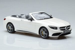 Mercedes AMG S63 A217 Kabriolett Diamond Valge GT Spirit 1:18 B66965712 Vaik - pilt 4/6