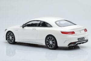 Mercedes AMG S63 C217 Coupe Valge GT Spirit 1:18 B66960372 Vaik - pilt 5/6
