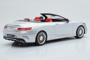 Mercedes AMG S65 A217 Kabriolett Hõbe GT Spirit 1:18 GT764 Vaik - pilt 2/6