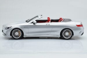 Mercedes AMG S65 A217 Kabriolett Hõbe GT Spirit 1:18 GT764 Vaik - pilt 3/6