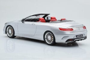 Mercedes AMG S65 A217 Kabriolett Hõbe GT Spirit 1:18 GT764 Vaik - pilt 5/6