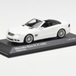 Mercedes SL 55 AMG R230 Valge Minichamps 1:43 - image 2 of 4