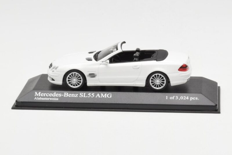Mercedes SL 55 AMG R230 Valge Minichamps 1:43