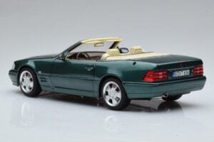 Mercedes SL500 R129 Roheline Metallic Norev 1:18 183753 Metall - pilt 7/8