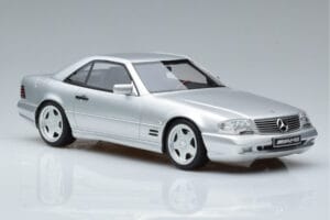 Mercedes SL 73 AMG R129 Brilliant Hõbedane Otto 1:18 OT240 Vaik - pilt 4/6
