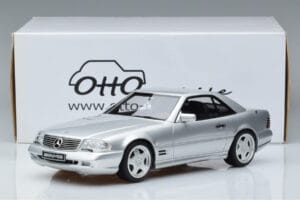 Mercedes SL 73 AMG R129 Brilliant Hõbedane Otto 1:18 OT240 Vaik - pilt 6/6