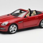 Mercedes SLK R172 Designo Zircon Punane Minichamps 1:18