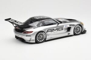 Mercedes SLS AMG GT3 #96 M. Hakkinen AMG Customer Sports 6 Hours of Zhuhai ILMC 2011 Minichamps 1:18 B66960197 Metall - pilt 2/6