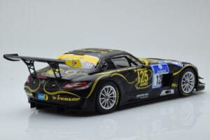 Mercedes SLS AMG GT3 Rowe Racing #125 Zehe / Bullitt / Renger / Hartung ADAC 24 Hours of Nurburgring 2013 Minichamps 1:18 151 - pilt 2/6