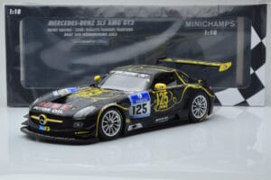 Mercedes SLS AMG GT3 Rowe Racing #125 Zehe / Bullitt / Renger / Hartung ADAC 24 Hours of Nurburgring 2013 Minichamps 1:18 151 - pilt 6/6