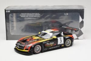 Mercedes SLS AMG GT3 #3 Team Abu Dhabi By Black Falcon K. Al Qubaisi / M. Bleekemolen / B. Schneider Winners Gulf 12 Hours Ab - pilt 6/6