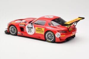 Mercedes SLS AMG GT3 #35 Team Black Falcon T. Heyer / Jafer / Lemeret 24 Hours of Spa 2011 Minichamps 1:18 151113135 Metall - pilt 5/6