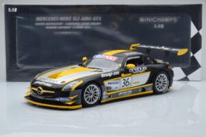 Mercedes SLS AMG GT3 Team Erebus Motorsport #36 B. Schneider / A. Jager / C. Roloff Winners Bathurst 12 Hours 2013 Minichamps - pilt 6/6