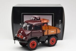Mercedes Unimog 401 With Westfalia Cabin Schuco 1:18 450014300 Metall - pilt 8/8