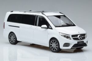 Mercedes V-Class W447 V260L Valge OEM 1:18 QALCN89911149 Metall - pilt 6/8