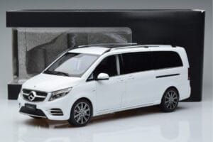 Mercedes V-Class W447 V260L Valge OEM 1:18 QALCN89911149 Metall - pilt 8/8