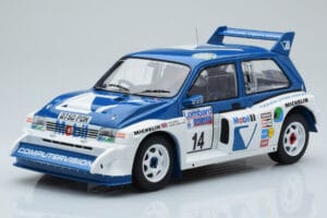 MG Metro 6R4 #14 D. Llewellin / P. Short RAC Rally 1986 IXO 1:18