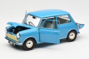 Morris Mini Minor Sinine Kyosho 1:18 08964BL Metall - pilt 2/8