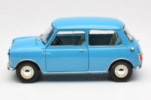 Morris Mini Minor Sinine Kyosho 1:18 08964BL Metall - pilt 4/8