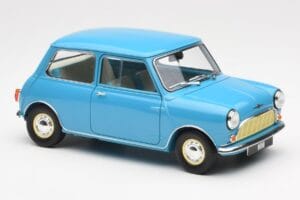 Morris Mini Minor Sinine Kyosho 1:18 08964BL Metall - pilt 6/8