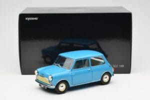 Morris Mini Minor Sinine Kyosho 1:18 08964BL Metall - pilt 8/8