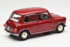 Morris Mini Minor Punane Kyosho 1:18 08964R Metall - pilt 3/8