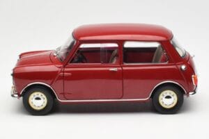 Morris Mini Minor Punane Kyosho 1:18 08964R Metall - pilt 4/8