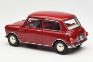 Morris Mini Minor Punane Kyosho 1:18 08964R Metall - pilt 7/8
