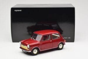Morris Mini Minor Punane Kyosho 1:18 08964R Metall - pilt 8/8