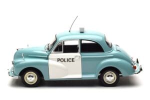Morris Minor Politsei Sinine & Valge Minichamps 1:18 150137090 Metall - pilt 4/8