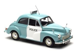 Morris Minor Politsei Sinine & Valge Minichamps 1:18 150137090 Metall - pilt 6/8