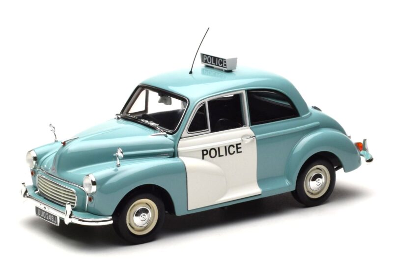 Morris Minor Politsei Sinine & Valge Minichamps 1:18