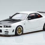 Nissan Skyline GT-R R34 Nismo Z-Tune Valge MotorHelix 1:18