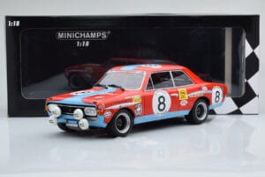 Opel Commodore A Steinmetz #8 Tuerlinx / T. Pilette 24 Hours of Spa 1972 Minichamps 1:18 155724608 Metall - pilt 6/6