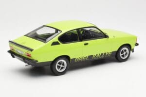 Opel Kadett E Rally 2.0 Roheline Must Norev 1:18 183653 Metall - pilt 2/6