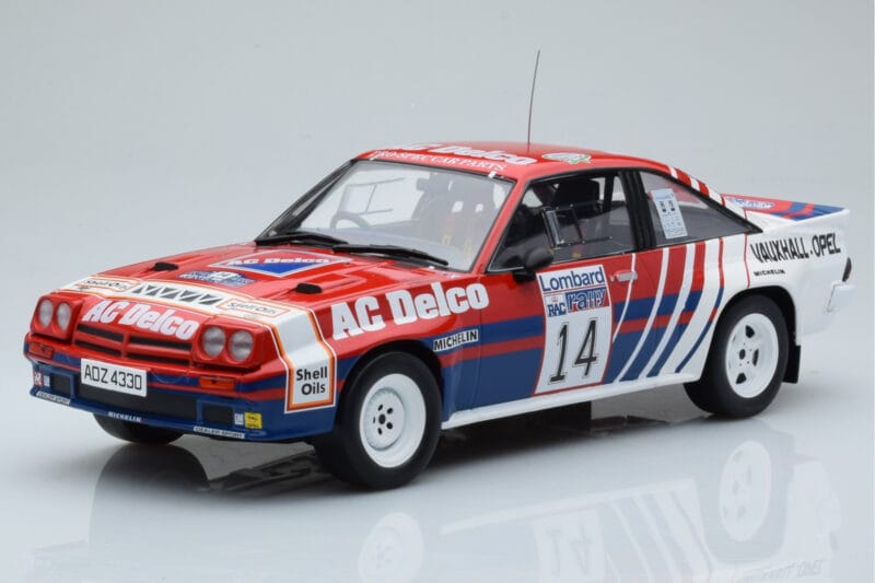 Opel Manta 400 #14 J. McRae / I. Grindrod RAC Rally 1985 IXO 1:18