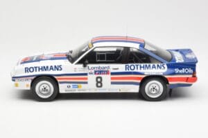 Opel Manta 400 Rothmans #8 J. McRae / I. Grindrod Lombard RAC Rally 1983 IXO 1:18 18RMC038A Metall - pilt 3/6