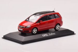 Opel Zafira B OPC Punane Minichamps 1:43 400045300 Metall - pilt 2/4