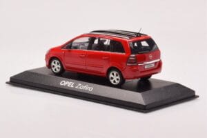 Opel Zafira B OPC Punane Minichamps 1:43 400045300 Metall - pilt 3/4