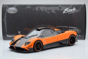 Pagani Zonda Cinque Oranž St Tropez Almost Real 1:18 850603001 Metall - pilt 2/8