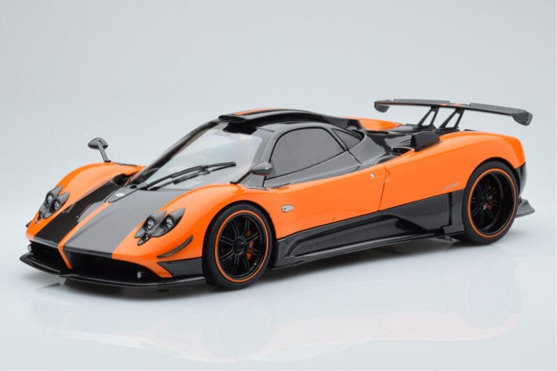 Pagani Zonda Cinque Oranž St Tropez Almost Real 1:18