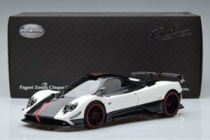 Pagani Zonda Cinque Valge Benny Almost Real 1:18 850601001 Metall - pilt 12/12