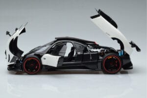 Pagani Zonda Cinque Valge Benny Almost Real 1:18 850601001 Metall - pilt 4/12