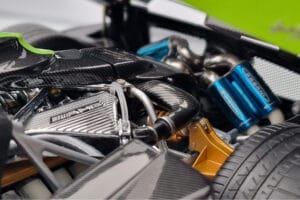 Pagani Zonda Cinque Roheline Firenze Almost Real 1:18 850602001 Metall - pilt 11/15
