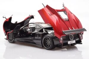 Pagani Zonda F Punane Monza Almost Real 1:18 850406001 Metall - pilt 5/8
