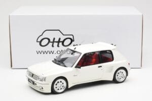 Peugeot 205 Dimma Valge Otto 1:18 OT681 Vaik - pilt 6/6