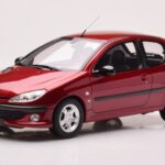 Peugeot 206 S16 Punane Otto 1:18